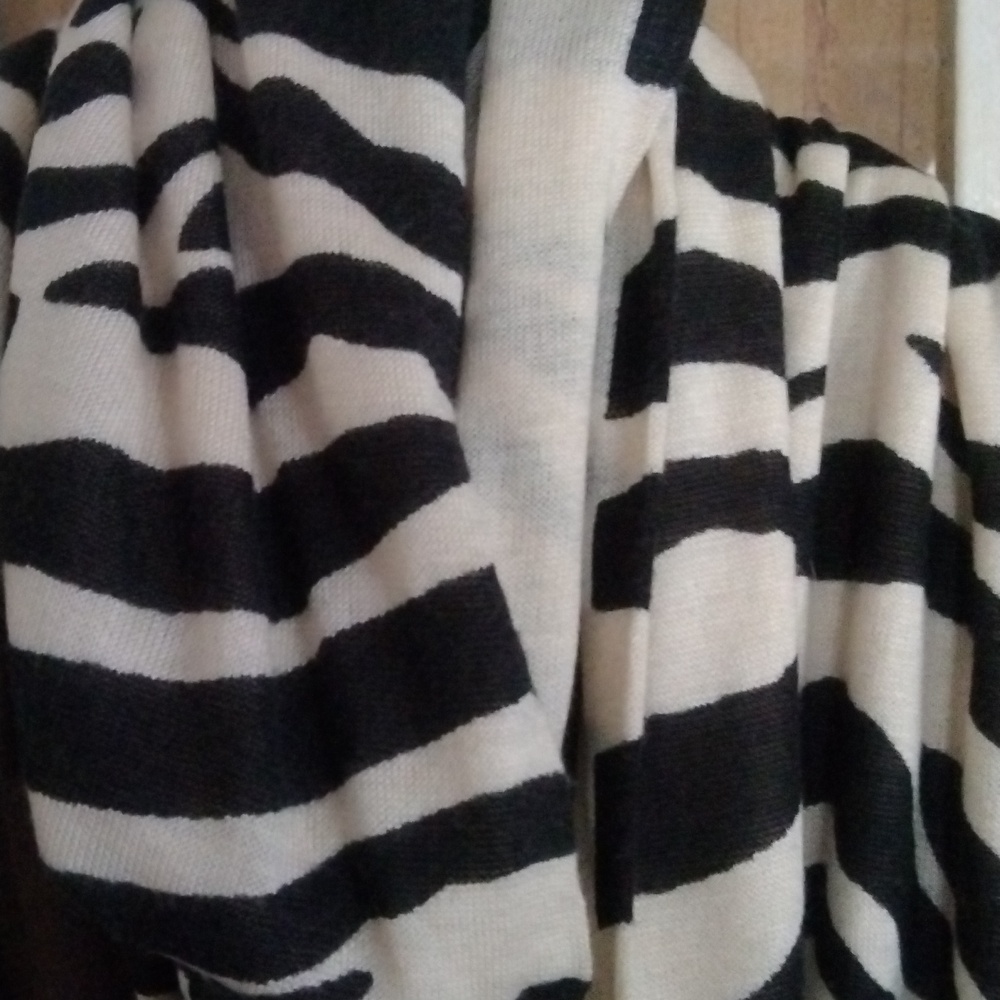 Zebra infinity scarf